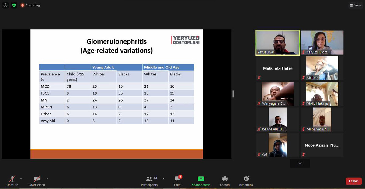 UGANDALI ÖĞRENCİLERE SAĞLIK EĞİTİMİ VERDİK
